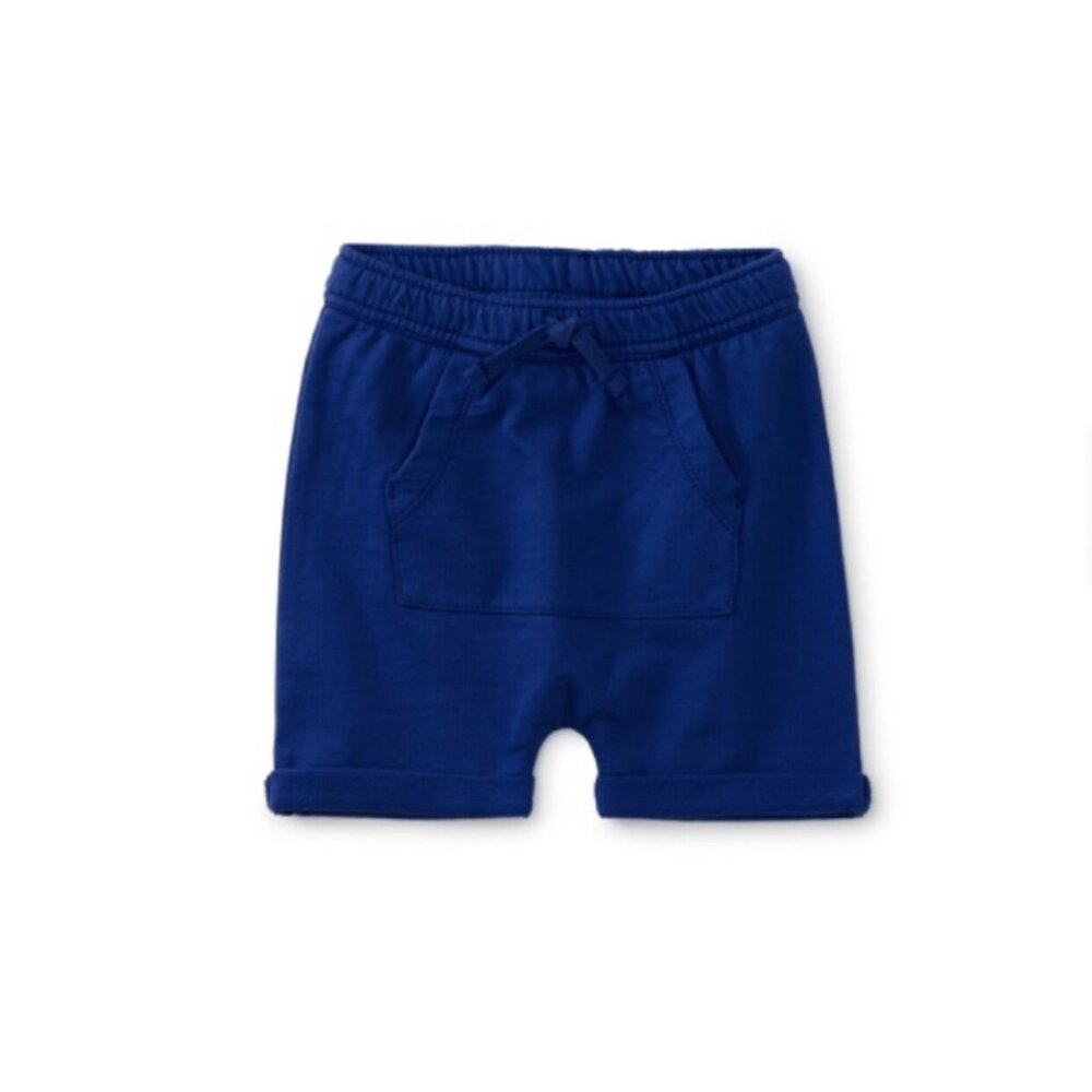 NWT Tea Collection Pocket O'Sunshine Shorts Cosmic Blue 3-6 Months